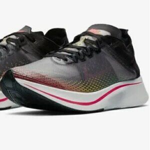 Nike Zoom Fly Sp Fast 'Black Red Orbit Green' BV6105 001 Mens Size 9.5 .